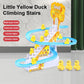 📢📢50% OFF !! ⏰ Little Duck Climbing Stair Toy – Musical Lights, Automatic Climbing & Endless Toddler Fun 🦆🎵