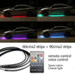 Autó alvázához rögzíthető, rugalmas, vízálló RGB LED szalagvilágítás (2 db)