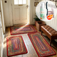 🏠 50% kedvezmény🧵Elegáns szőtt futószőnyeg – Poliészter – Csúszásmentes – Gyorsan nedvszívó 🚪