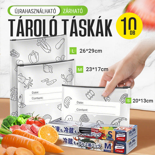 Utolsó napi ajánlat 🔥 Újrafelhasználható fóliatasakok ✨