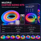 🌈 Neon-Lichtband in Marderfell-Optik mit 360°-Rundumbeleuchtung ✨