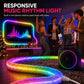 🌈 Neon-Lichtband in Marderfell-Optik mit 360°-Rundumbeleuchtung ✨