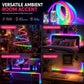 🌈 Neon-Lichtband in Marderfell-Optik mit 360°-Rundumbeleuchtung ✨