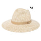 🌞👒Összecsukható női kötött napellenző kalap – Elegáns fedora stílus UV-védelemmel