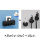⚡Okos tápkábeles kiegészítő USB-portokkal (EU dugó)