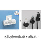 ⚡Okos tápkábeles kiegészítő USB-portokkal (EU dugó)