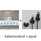 ⚡Okos tápkábeles kiegészítő USB-portokkal (EU dugó)