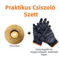 🔥Asztalos csiszolótárcsa – sarokcsiszolóhoz, késélezés és polírozás egyben💰