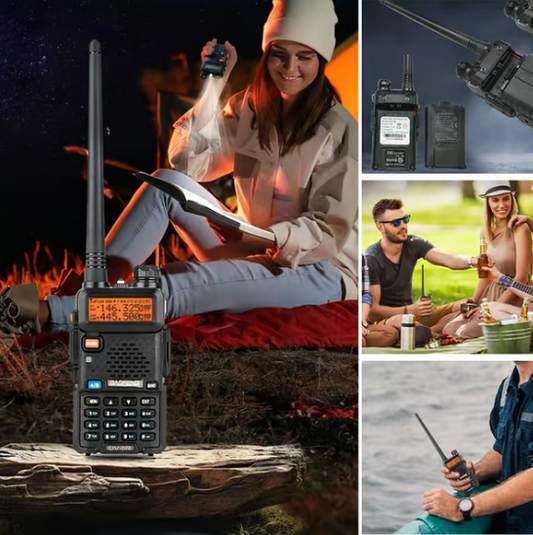 UV-5R Ham Radio Long Range UV5R kétirányú rádió, két sávos walkie-talkie