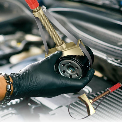 Autó olajszűrő kulcs állítható acél pánttal