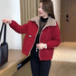 💖Жените зимата Essentials хлабав топло късо яке