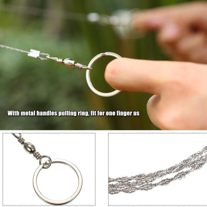 Vásároljon 1 kap 1 ingyenes ! 🔥 Survival Gear rozsdamentes acél drótfűrész – tartós, hordozható és többcélú, kültéri használatra ⚡