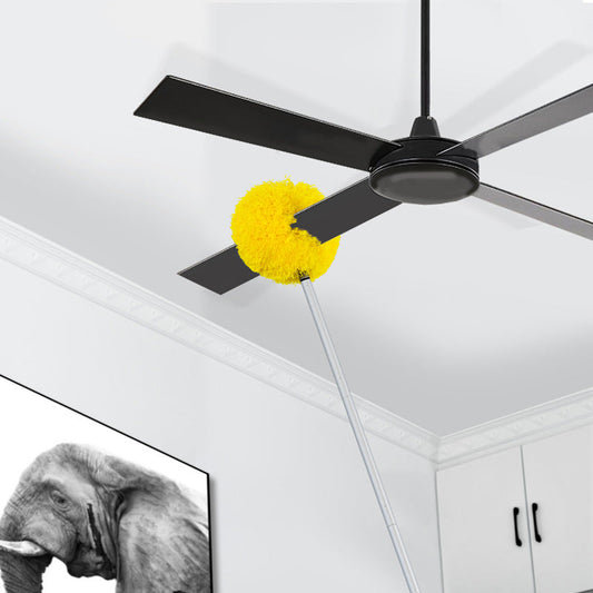 Mikroszálas tisztító eszköz mennyezeti ventilátorok porának eltávolításához, teleszkópos nyújtószárral