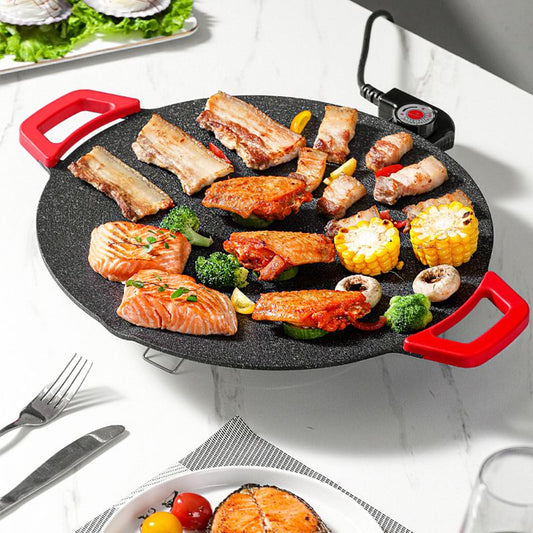 🥘Koreai stílusú öntöttvas elektromos főzőlap tapadásmentes bevonattal🥙