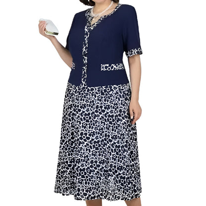 💐Model floral Rochii din două piese pentru femei