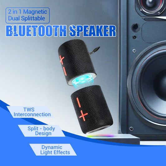 🔊Mágneses osztott hangszóró Bluetooth 2 az 1-ben