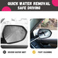 🚗💦 Retractable Side-Mirror Wiper – Extendable, Compact, Water Removal