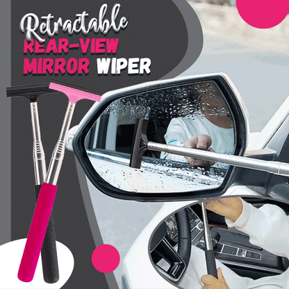 🚗💦 Retractable Side-Mirror Wiper – Extendable, Compact, Water Removal