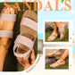 👡 Női csúszásgátló szabadidőszandál – széles, rugalmas pántok, párnázott, lélegző ☀️✨🏖️