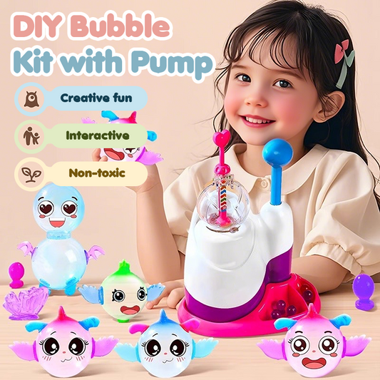 🌈👶Buborékfújó készlet pumpával gyerekeknek