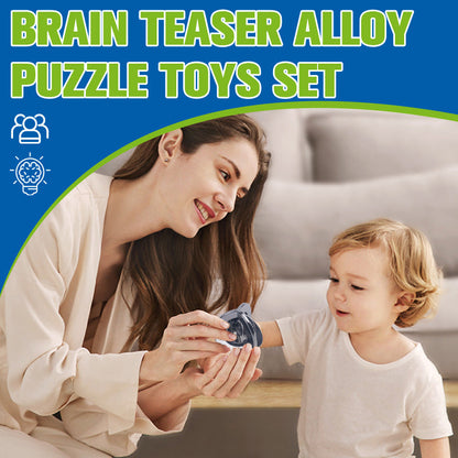 Agytorna ötvözet puzzle játékok szett