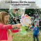 Portable Electric Sunflower Bubble Machine
