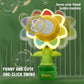 Portable Electric Sunflower Bubble Machine