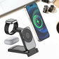 ⚡🧲 3-in-1 Összecsukható Mágneses Vezeték nélküli Töltő 🔋📱