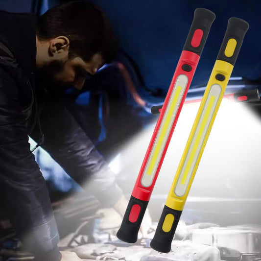 💡🔧3000 lumenes LED-es munkalámpa – mágneses rögzítés és akasztó, 5200 mAh-s akkumulátor, 360°-ban forgatható. Támogatja a Type-C gyorstöltést. Bárhol is legyél, olyan világos, mint nappal!