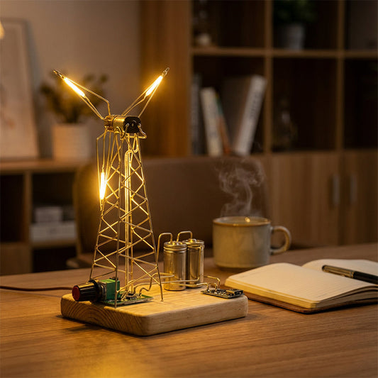 🎁DIY Vintage szélmalom éjszakai lámpa készlet