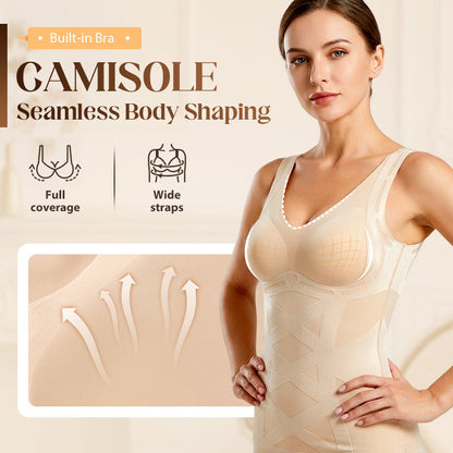 ✨Varratmentes, alakformáló camisole beépített melltartóval