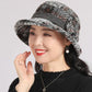 👒 Női vintage báránybőr sapka skót kockás mintával