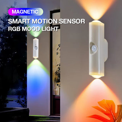 ✨ Mágneses intelligens mozgásérzékelő RGB-megvilágítással – testreszabható hangulat 🌈💡