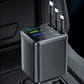 🔋 50% SLEVA! 🚗 7 v 1 zatahovací rychlá autonabíječka s indikátorem napětí – USB-C rychlé nabíjení a perfektní pro každodenní použití 📱