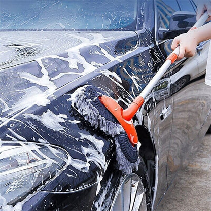 🔥Újdonságok – legkelendőbb termékek❤️‍🔥Kihúzható, kétrétegű autómosó kefe