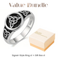 💍Retro Trinity kelta csomós gyűrű
