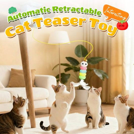 🐈Automatikus, behúzható macskajáték💡