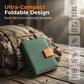 ☀️ Hordozható napelem USB-töltővel – Összecsukható, időjárásálló, ideális kempingezéshez és szabadtéri kalandokhoz 🏕️