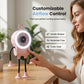 🌬️Rugalmas robot asztali ventilátor LED-es világítással