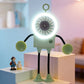 🌬️Rugalmas robot asztali ventilátor LED-es világítással