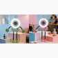 🌬️Rugalmas robot asztali ventilátor LED-es világítással