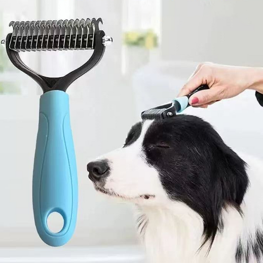 🐾 1+1 ingyen 🧹 Kétoldalas fésű macskáknak és kutyáknak egyaránt🐶
