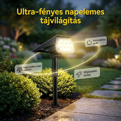 IP65 Időjárásálló Napelemes Kerti Lámpa