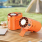 Hordozható, derékra rögzíthető ventilátor 100 sebességfokozattal