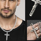 ✝️ Finom, időtálló eleganciájú kereszt nyaklánc – Kiváló kivitelezés, rozsdamentes acél és diszkrét csillogás – tökéletes mindennapi viseletre vagy jelentőségteljes ajándékként 💛