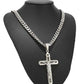 ✝️ Finom, időtálló eleganciájú kereszt nyaklánc – Kiváló kivitelezés, rozsdamentes acél és diszkrét csillogás – tökéletes mindennapi viseletre vagy jelentőségteljes ajándékként 💛