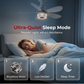 ✨ 3 az 1-ben mennyezeti ventilátor világítással és Bluetooth-szal – RGB, csendes, okos 💡