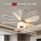 ✨ 3 az 1-ben mennyezeti ventilátor világítással és Bluetooth-szal – RGB, csendes, okos 💡