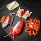 🦀Realisztikus, kivágható játékétel-készlet gyerekeknek