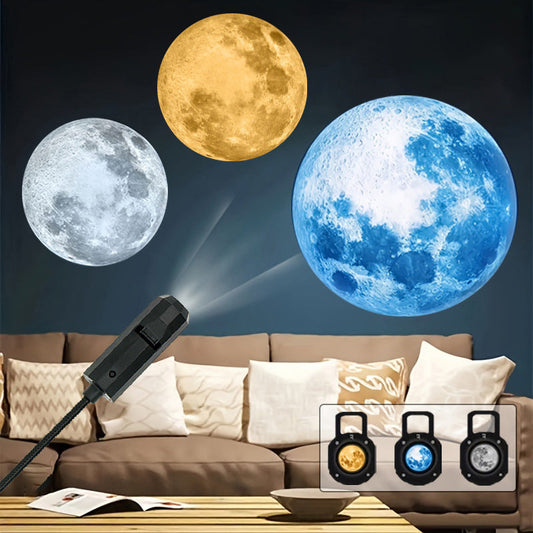 USB-s Galaxy & Moon projektoros éjszakai lámpa